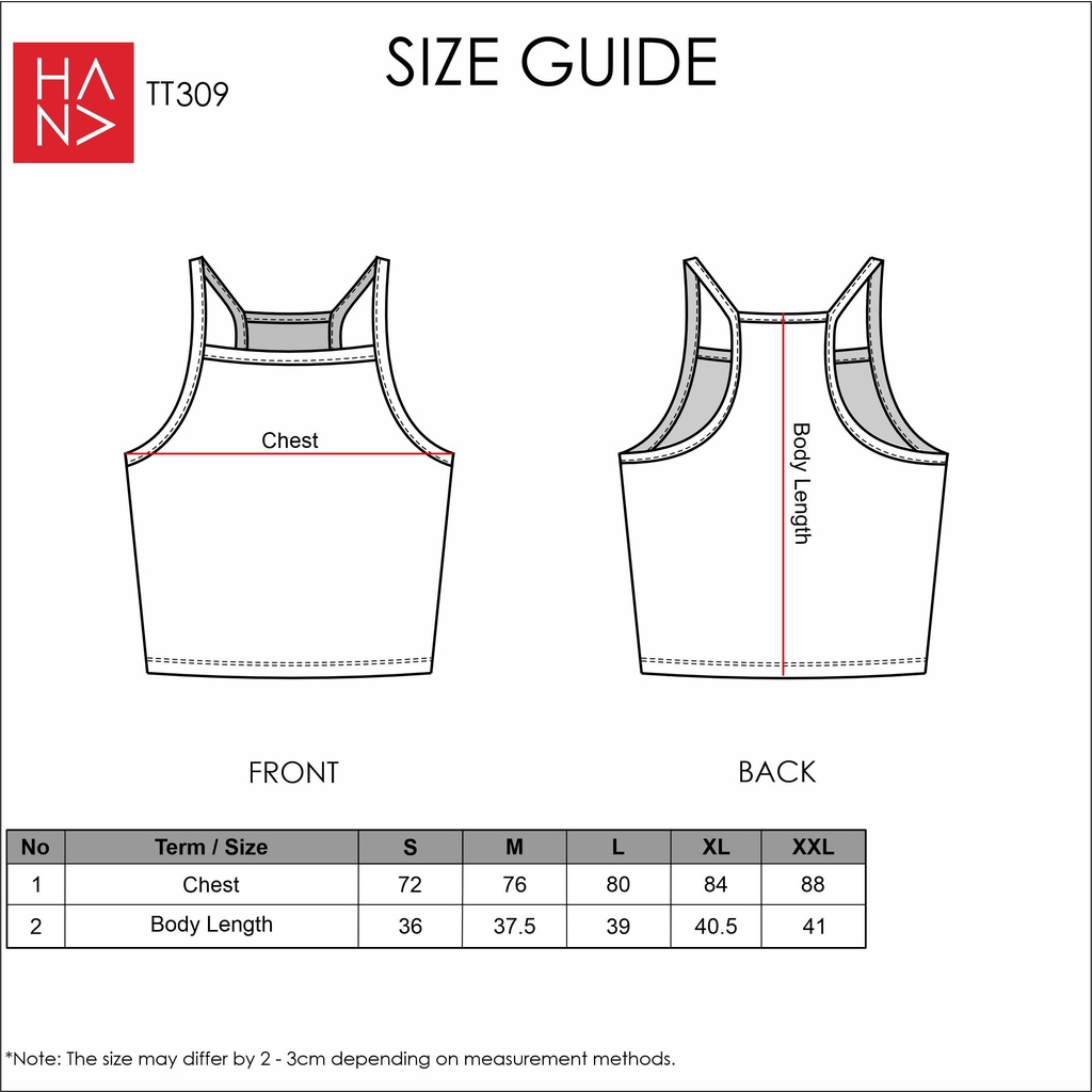 Hana Fashion - Nora Basic Crop Tank Top Rajut Atasan Wanita - TT309