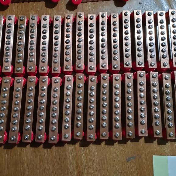 Busbar tembaga ukuran 150 x 20 x 3mm