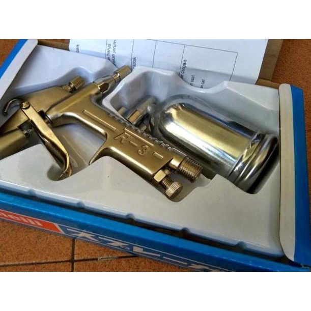 spray gun R3 Meiji japan spraygun premium MEIJI R3 tipe flat brush