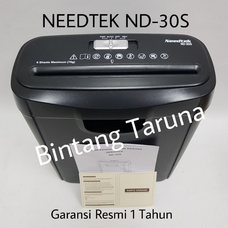 Mesin Penghancur Kertas Needtek ND-30S Paper shredder Needtek ND30S Mesin Penghancur Kertas Needtek ND30S