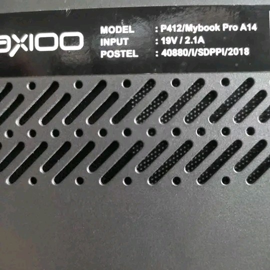 Adaptor charger Axioo pro a14 p412 19v 2,1a