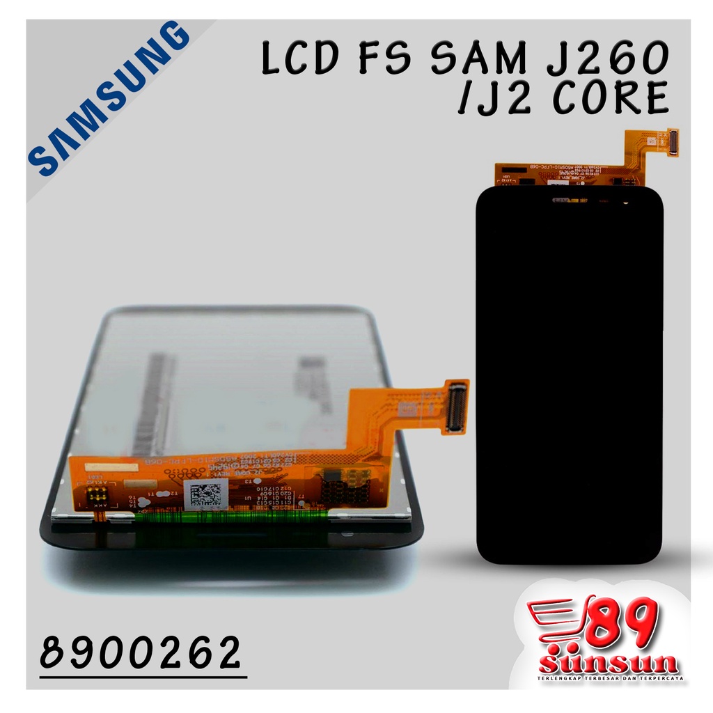 LCD FULLSET SAMSUNG J260/J2 CORE BLACK ORI