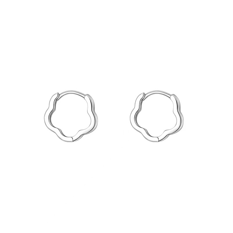 Anting Tusuk Sterling Silver 925 Desain Bunga Untuk Wanita