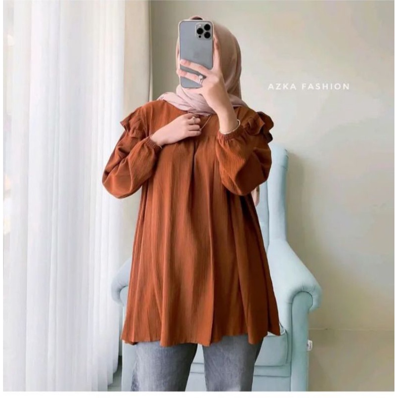 Blus ld 120 bahan cringkel airflow premium