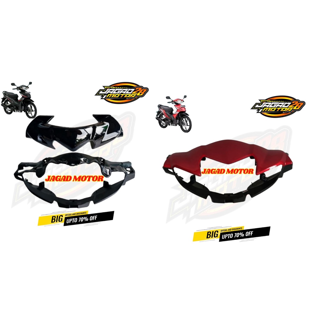 Batok Kepala Depan Revo Absolute Set Visor /  Batok Kepala Totok Depan Revo Abolute Set Visor