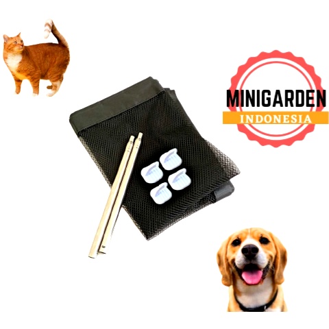 MAGIC GATE 180 pintu jaring pagar kandang hewan anjing kucing portable