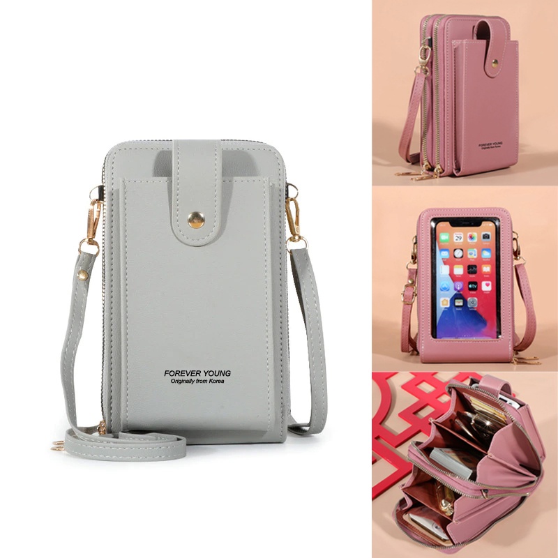 Tas Kecil Selempang Serbaguna Bahan Kulit Sintetis Model Import Korea Bisa Di Pakai Kondangan Murah Kekinian Terbaru