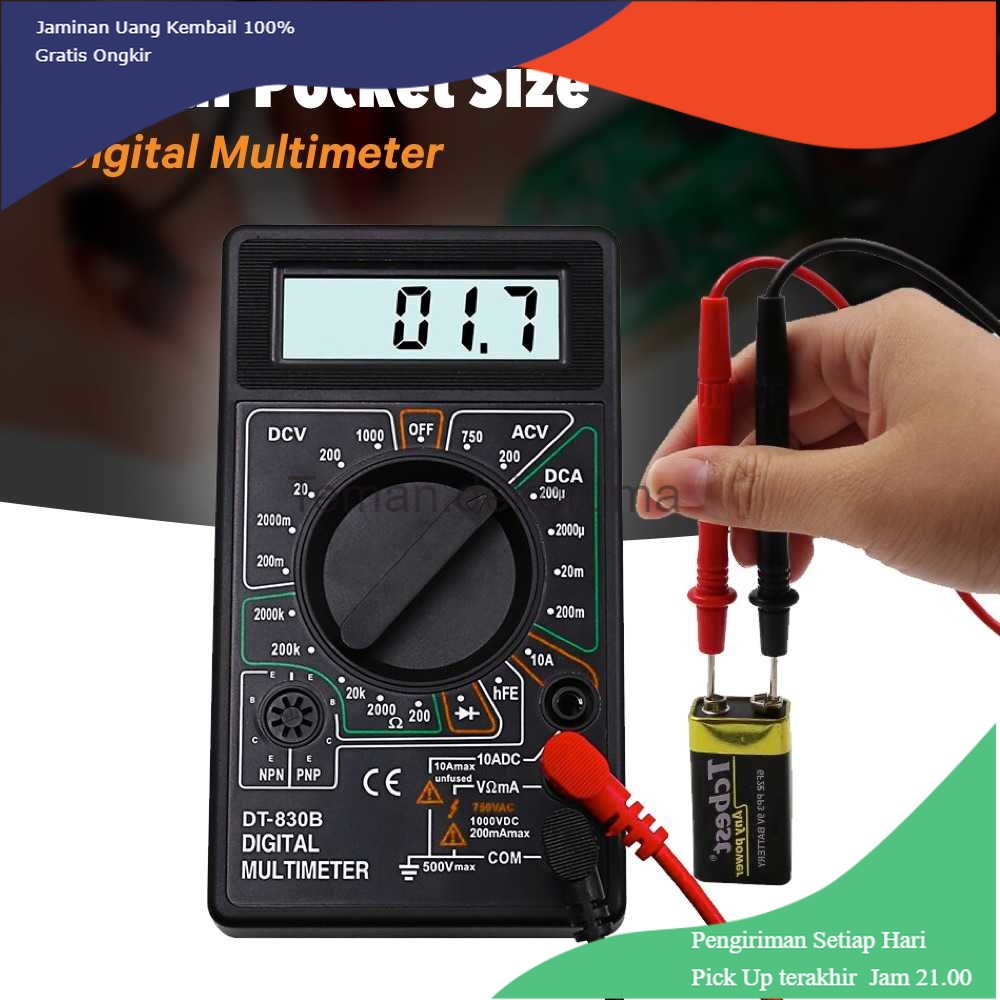 TD - PR2 Vastar Pocket Size Digital Multimeter - DT830B