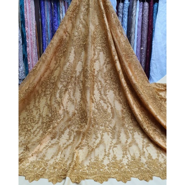 Kain kebaya turin / Tile korea /Brokat tule korea lembut / Tile turin / Bahan kebaya tile turin / Ka