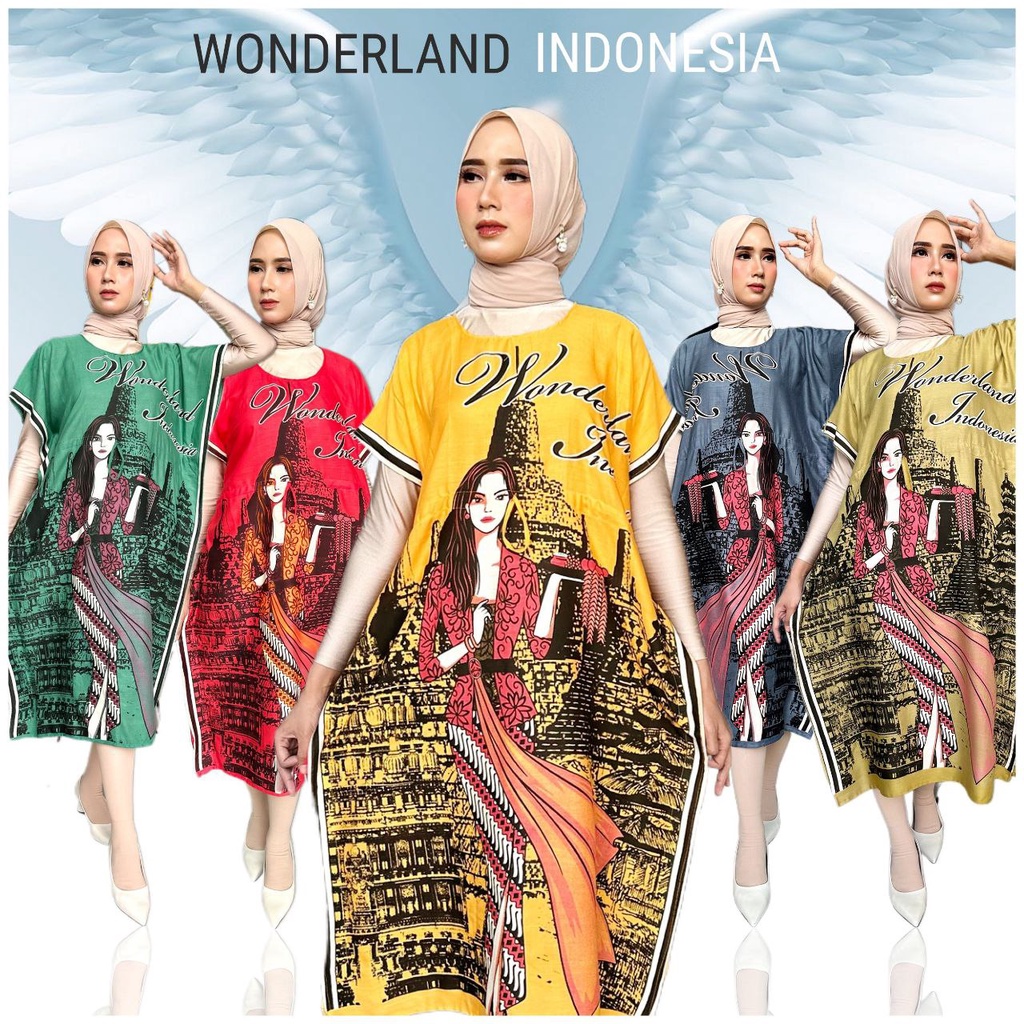 Daster lowo kalong viral wonderland serut tengah DASTER jumbo bigsize