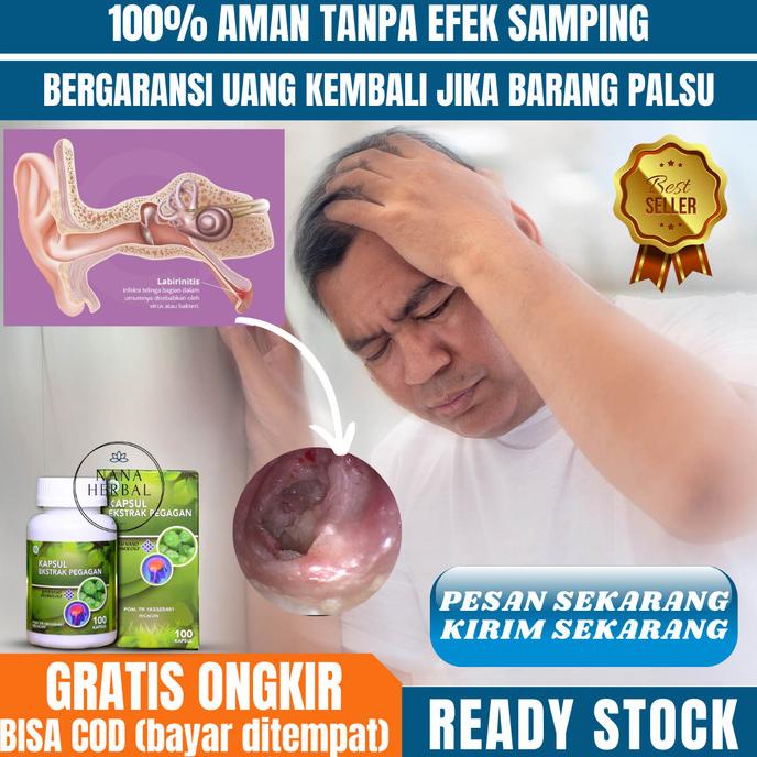 

BISA COD Obat Radang Telinga Bagian Dalam, Labirinitis, Vertigo - Pegagan ASLI /OBAT TELINGA BERDENGUNG/OBAT TELINGA BERAIR/OBAT TELINGA TERSUMBAT/OBAT TELINGA BUDEG/OBAT TELINGA BERNANAH