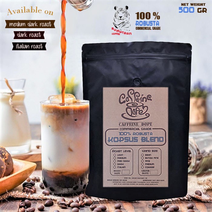 

Kopi Susu Espresso Blend 100% Robusta 500 Gram