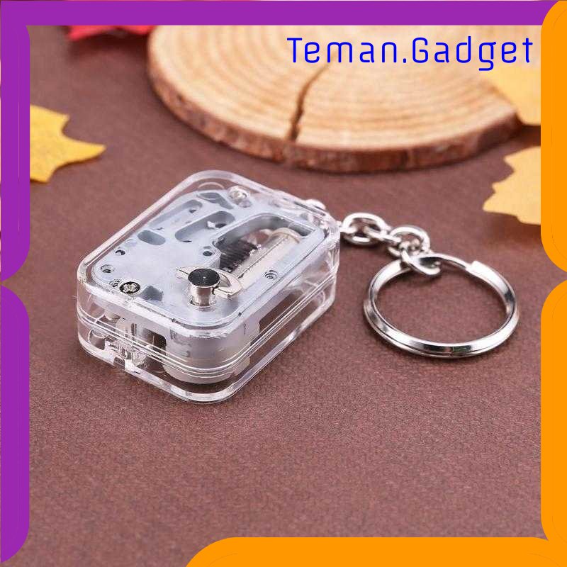 TG-MAN VKTECH Gantungan Kunci Kotak Musik DIY Mechanical Music Box Keychain - MBB18