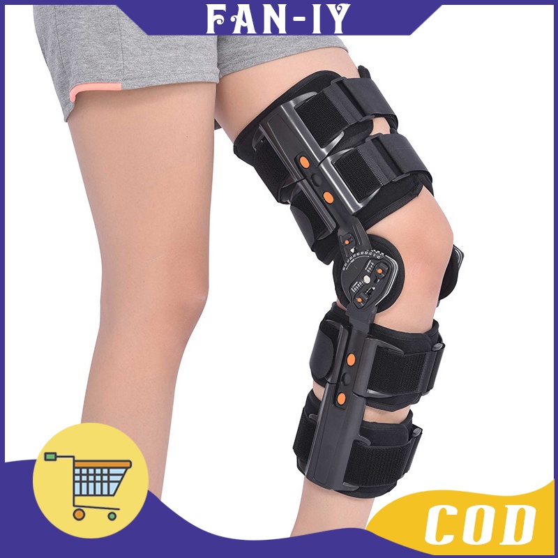 MAYHESAAA - ADJUSTABLE PENYANGGA LUTUT ALUMINIUM KNEE BRACE PELURUS KAKI TERAPI ORTOPEDI