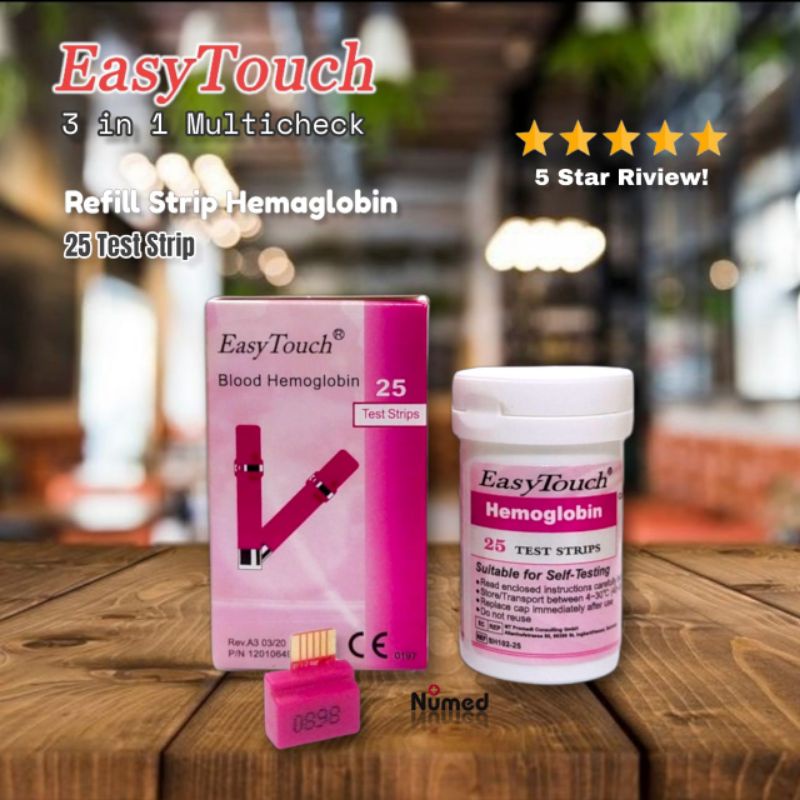 Refill Strip Hemaglobin Easy Touch Original isi 25