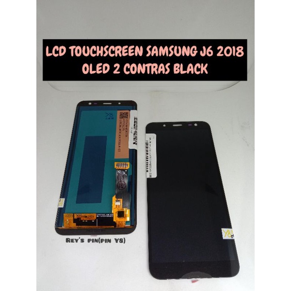 LCD TOUCHSCREEN SAMSUNG J6 2018 OLED 2 CONTRAS BLACK