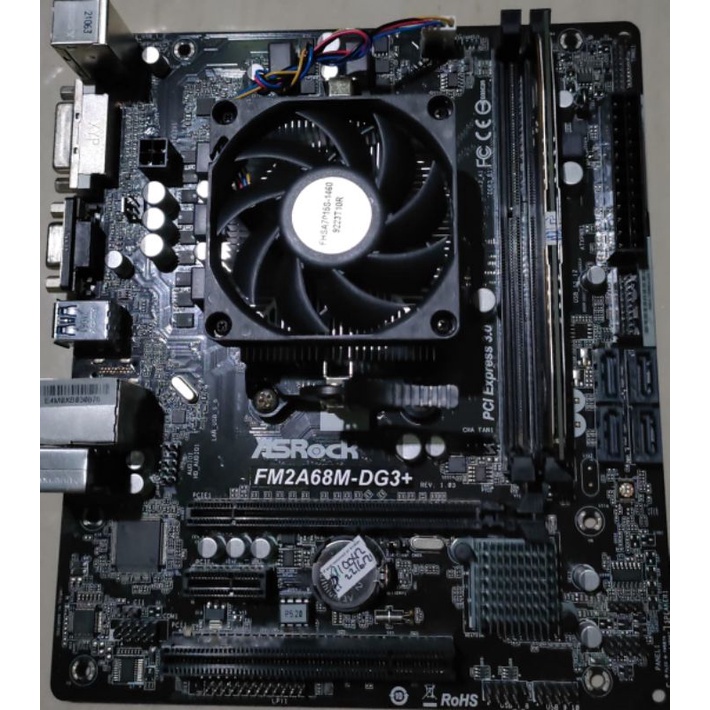 paket AMD A4 6300 3.7ghz + Mobo FM2 / 4GB