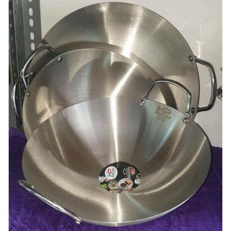 Wajan Penggorengan Stainless Tebal Berkualitas Home Pro