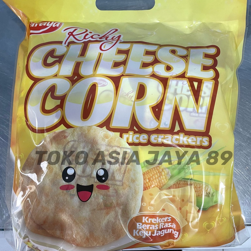 Jual Richy cheese corn cracker / kraker jagung keju Shopee Indonesia