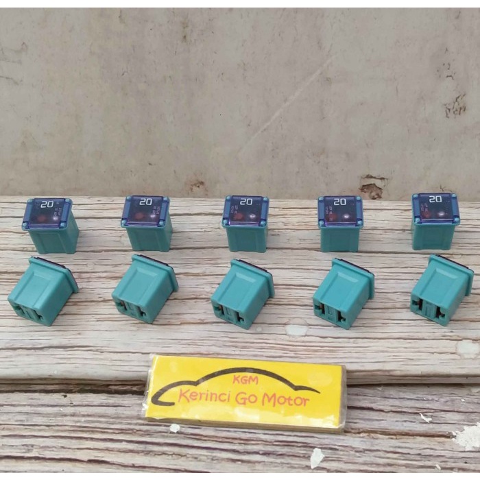 FLOSSER SEKRING PUSAT SKRING FUSE SMALL FEMALE 20 AH BLUE 608920