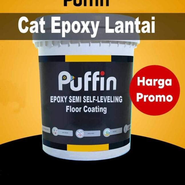 Cat Lantai Epoxy Puffin Semi Self Leveling 20kg set - 1 Kg Set