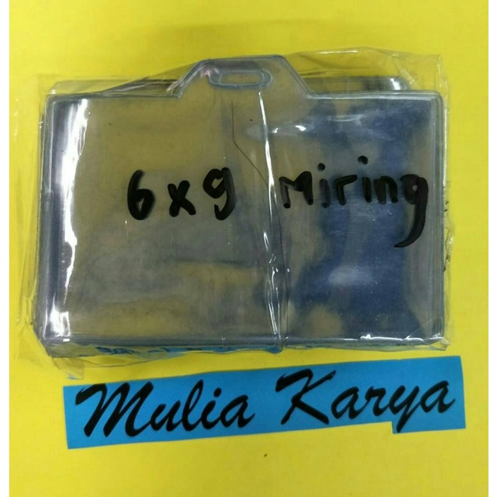 

Name Tag Plastik Name Tag 6X9 Miring Tebal 0.12 / Plastik Id Card / Pengenal