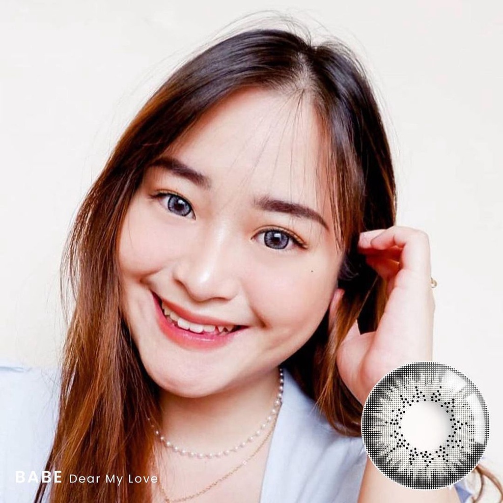 Softlens X2 BaBe Big Eyes DIA 16.00mm NORMAL &amp; MINUS BLACK BROWN GREY BLUE (-0.50 S/D -3.00)/Soflens/Lensa  Kontak/BS