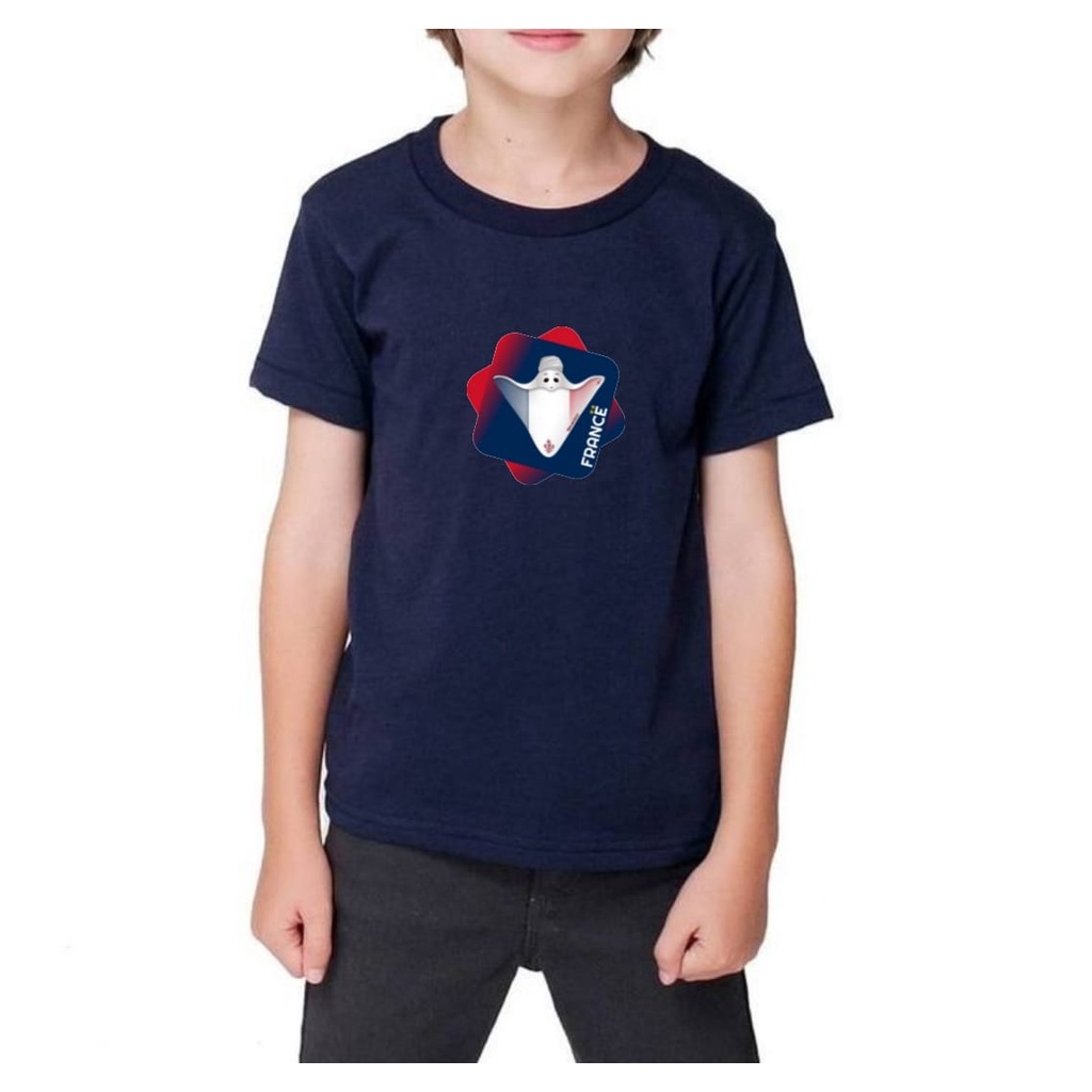 KAOS BAJU T-SHIRT FRANCE ANAK PIALA DUNIA 2022 QATAR WORLD CUP BAJU ANAK PIALA DUNIA UNTUK ANAK 2-10 TAHUN BISA COD KE201