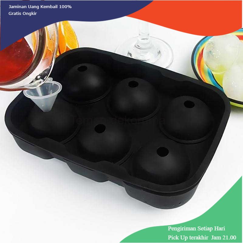 TD - PR Winzwon Cetakan Es Batu Ice Cube Tray Cube + Ball 2 PCS - CW76685