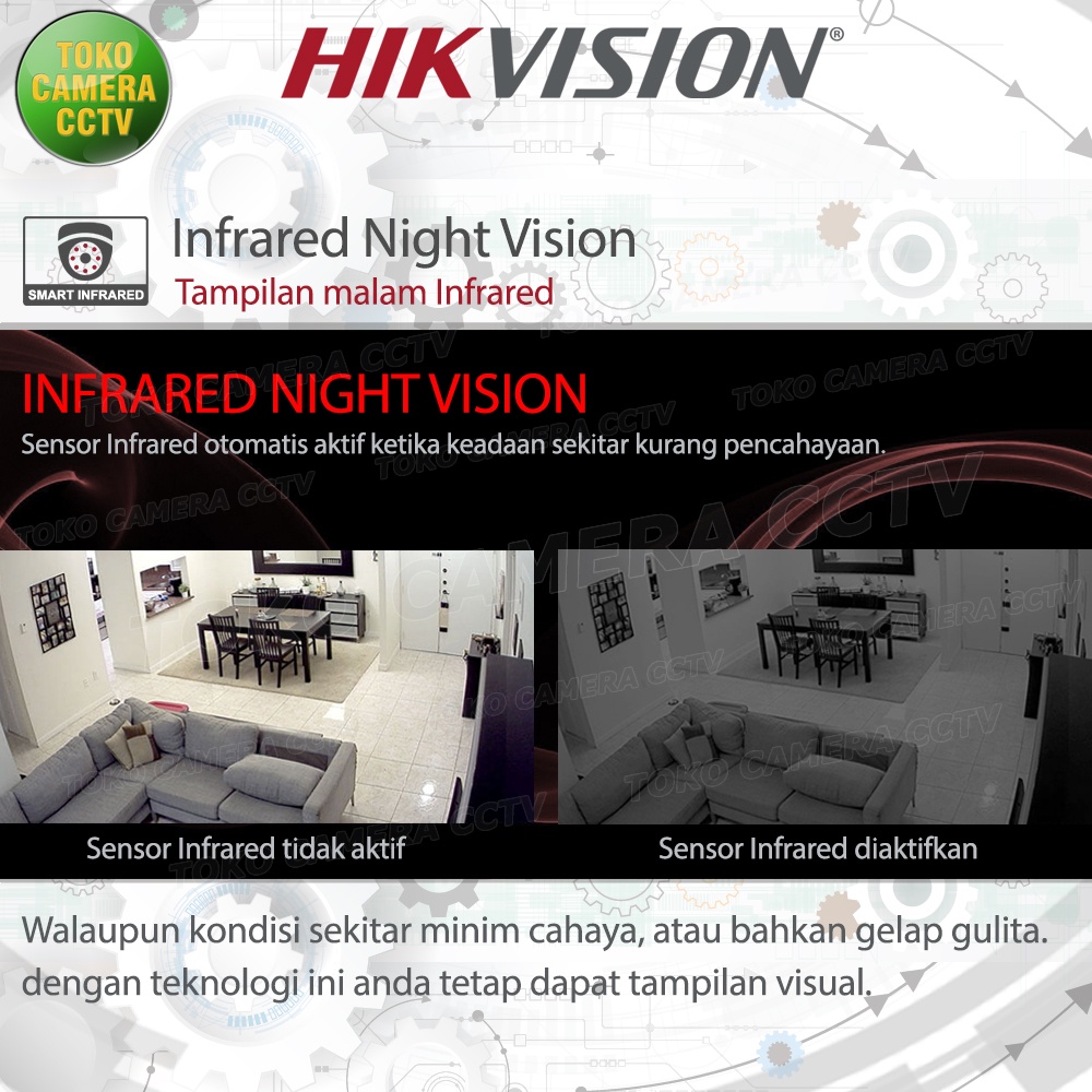 PAKET CCTV HIKVISION 5MP 16 CHANNEL 14CAMERA
