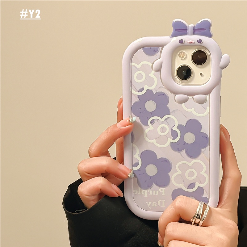 Soft Case Desain Bunga Monster 3D Untuk Samsung A04s A04 A03s A13 A22 A23 M22 M32 M23 A12 A32 A31 A02s A21s A10S A20 A52s A30s A52s A5