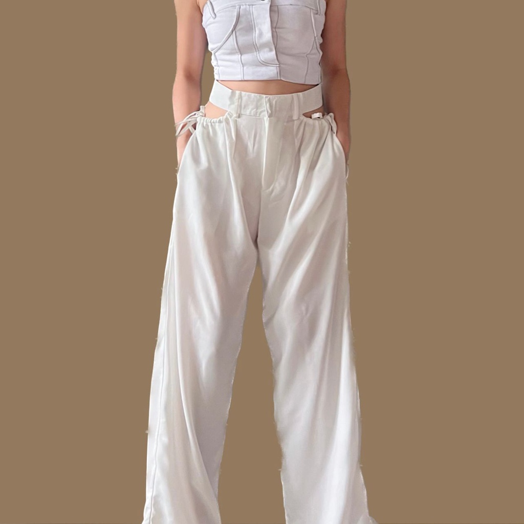 Megan cut-out pants | Aesthete yourlife