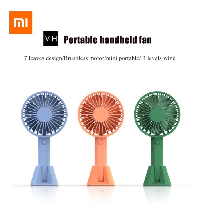 Kipas Angin Kecil Bisa Dicas Charge Portabel Fan Genggam Standing Meja Minimalis Van Desk Small Angi
