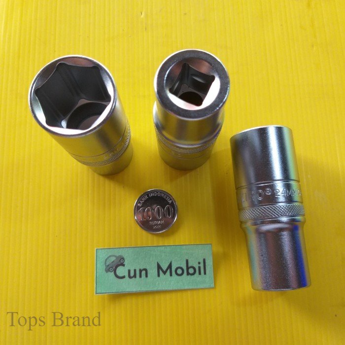 Topsbrand KUNCI SOK PANJANG 24 MM 6PT 1/2" TEKIRO  oli kunci nepel