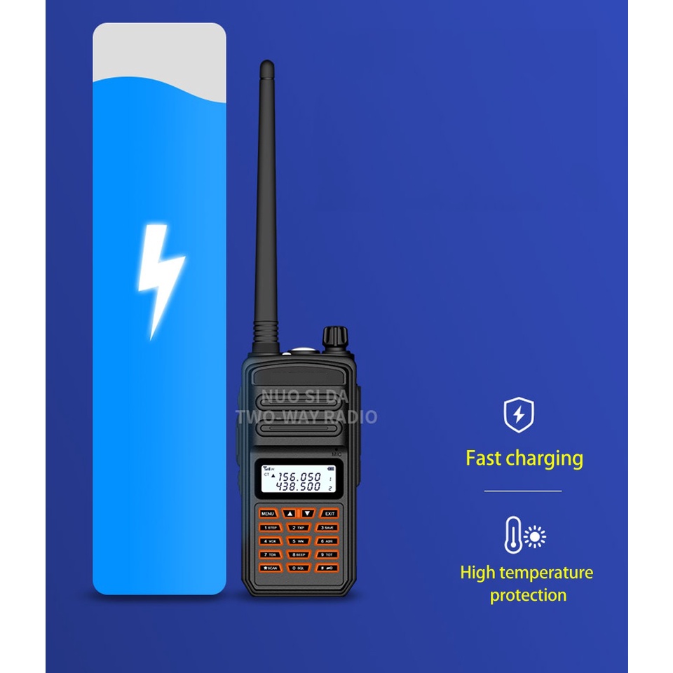 HT BF-S5 PLUS UPGRADED VERSION Walkie Talkie 18W 9500 mAH