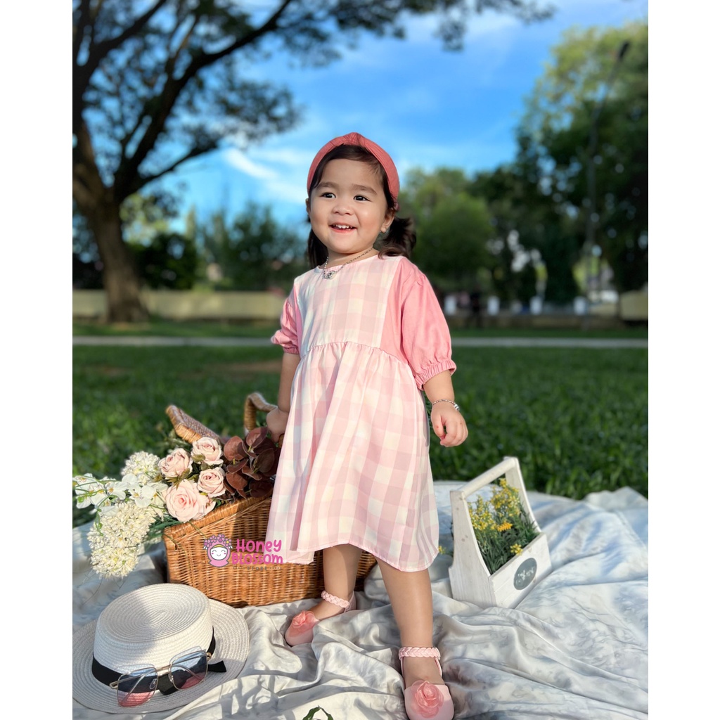 HoneyBlossom - dress anak / dress anak 1 tahun / dress anak bayi perempuan lily