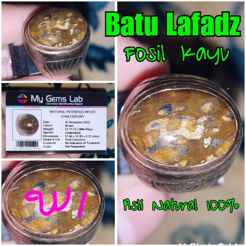 batu lafadz lafad natural alami kode 7 no tapak jalak combong