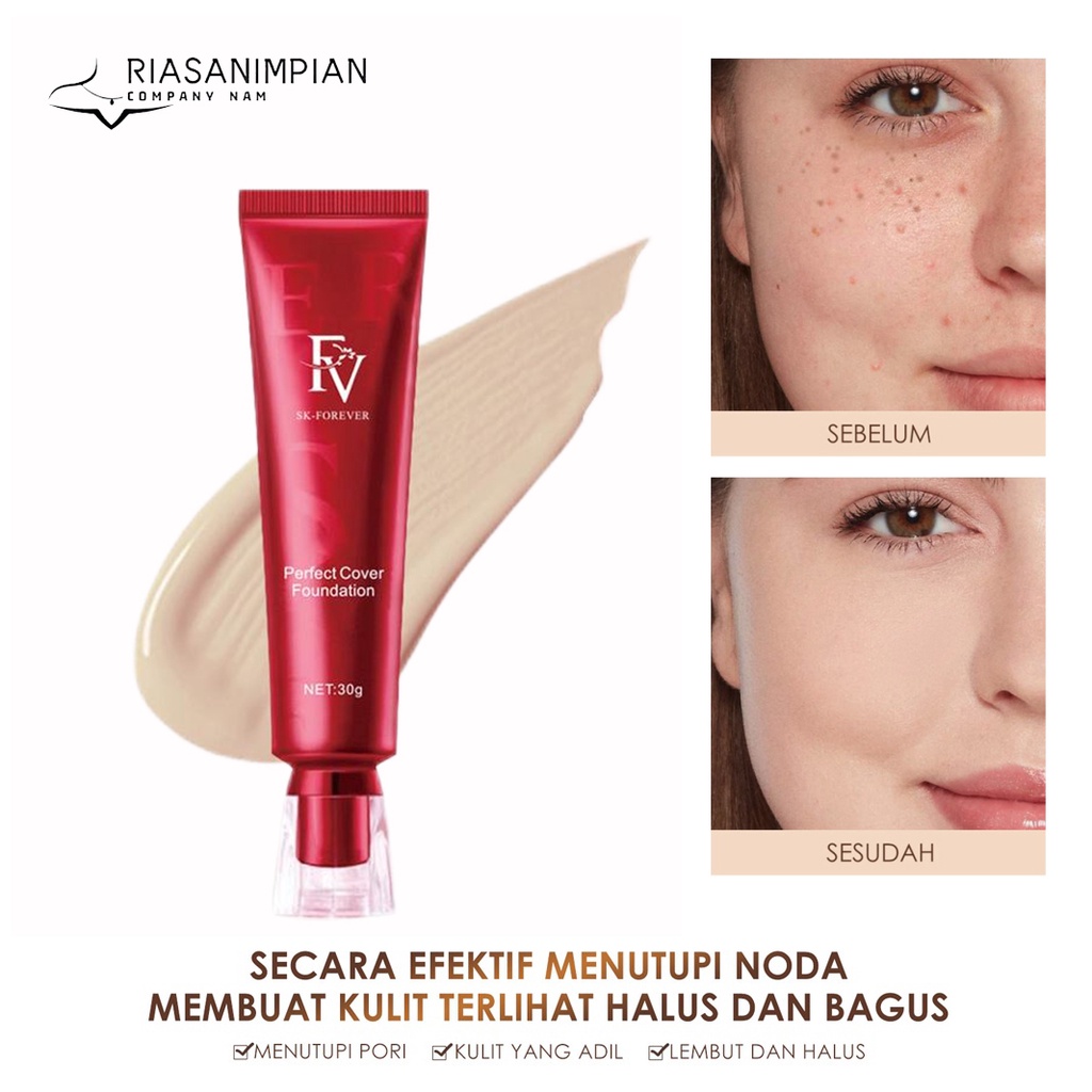 SK-11 YZS Light Concealer Liquid Foundation Memperbaiki Concealer Makeup Kosmetik Isolated Cream Makeup Lightening Liquid Foundatio 30ml Concealer Matte Long Lasting【 Free Delivery+ COD + dikirim dalam 24 jam】