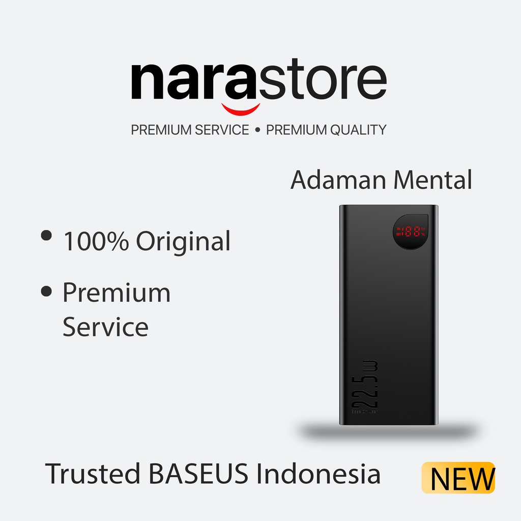 Baseus Adaman Metal Digital Display Quick Charge 20000mAh