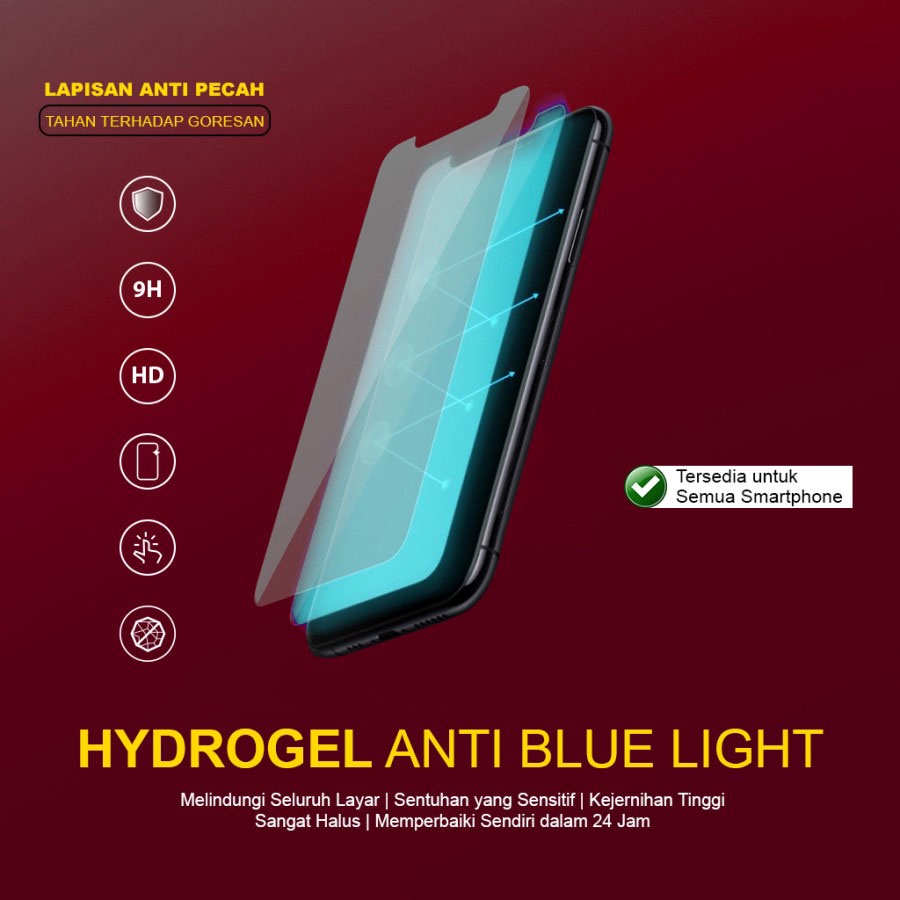 Hydrogel Antigores All Type HP SAMASUNG XIAOMI OPPO VIVO RALME ASUS INFINIX IPHOEN GOOGLE PIXEL