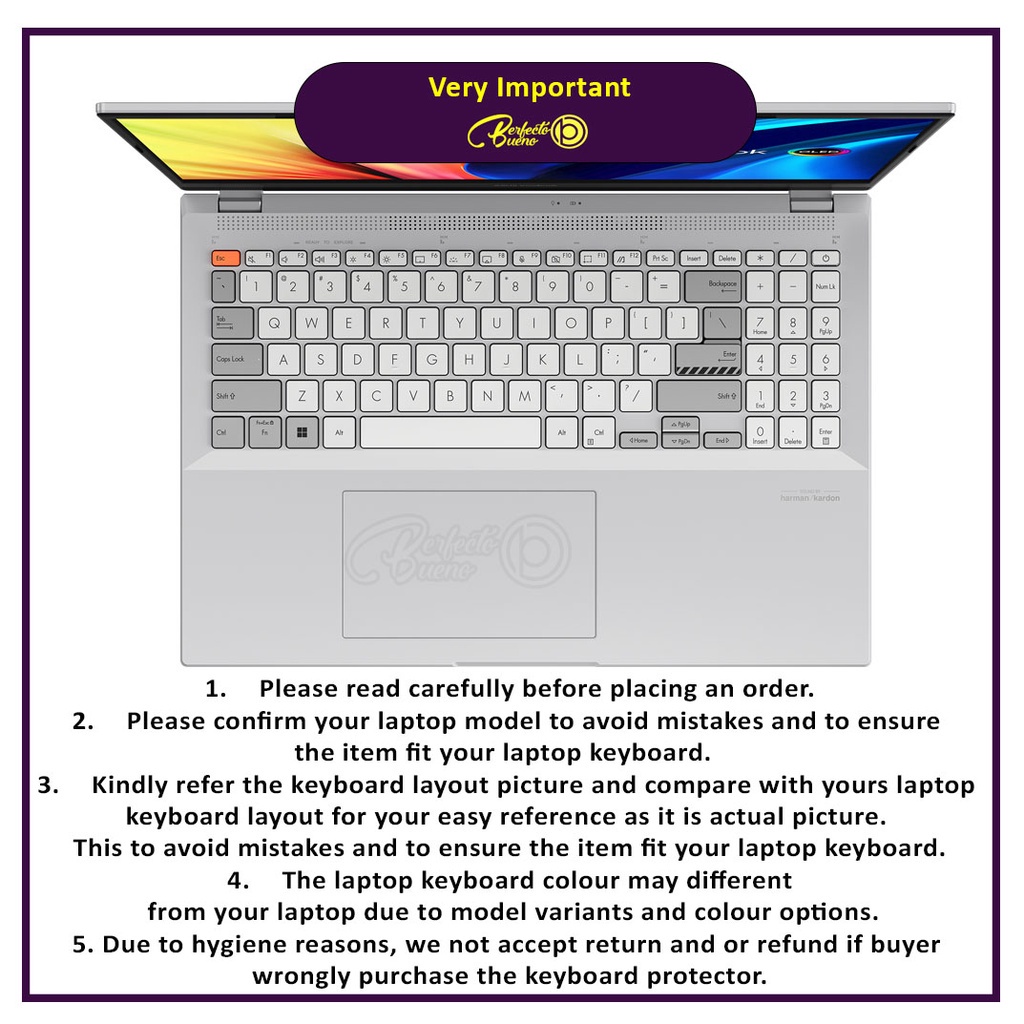 [Penjualan Utuh]keyboard Protector Untuk ASUS Vivobook Pro 15X OLED M1503 K6501 M5100U K3502Z TPU Silikon Keyboard Cover Protector