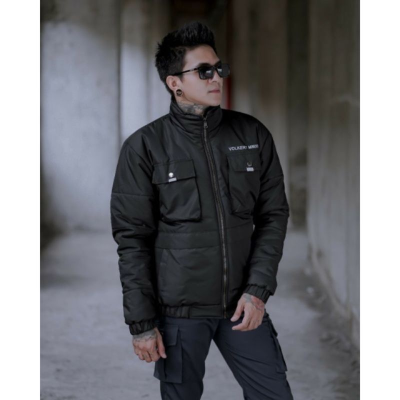 Jaket Pria Haringgton King BGSR MMXVI™ Original Men's Jacket Fuffer Waterproof | Jaket Pria | Jaket Waterproof | Jaket Bomber | Jaket Fuffer