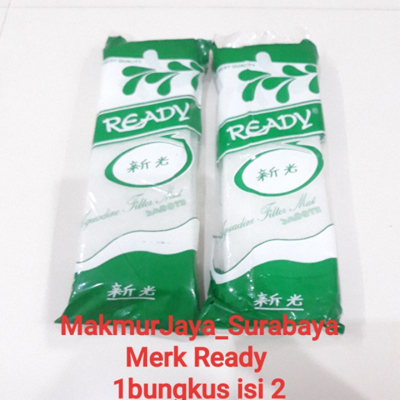 kapas filter merk Ready 1bungkus isi 2 Harga Ekonomis