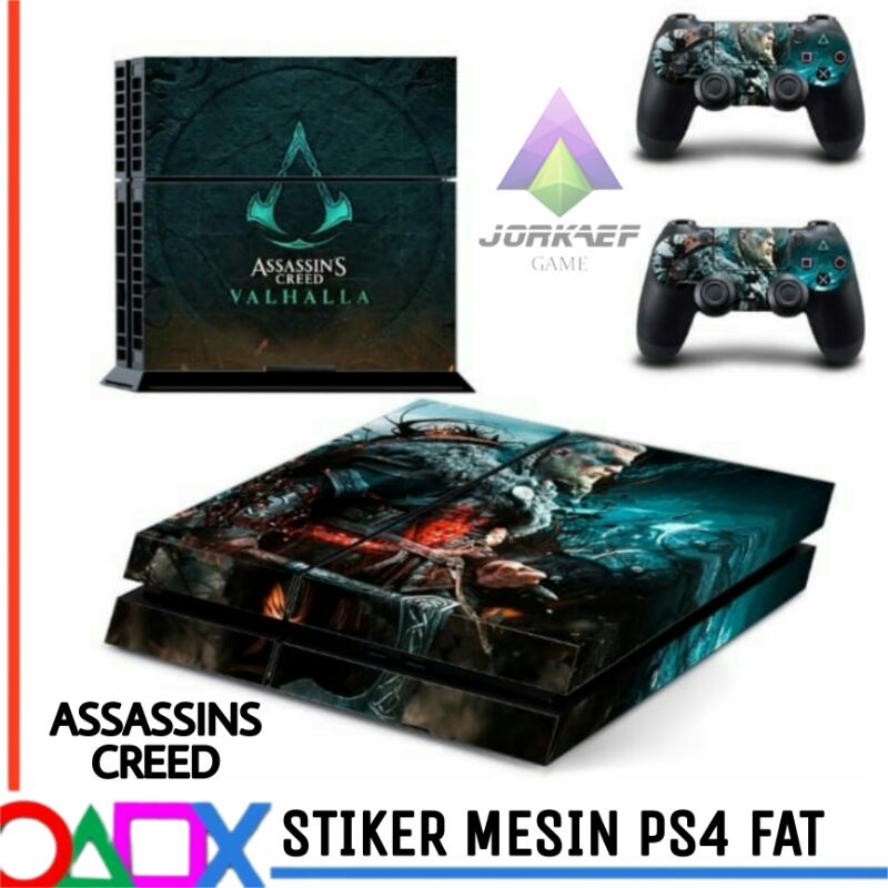 STIKER MESIN PS 4 FAT FREE STIKER STIK PS4