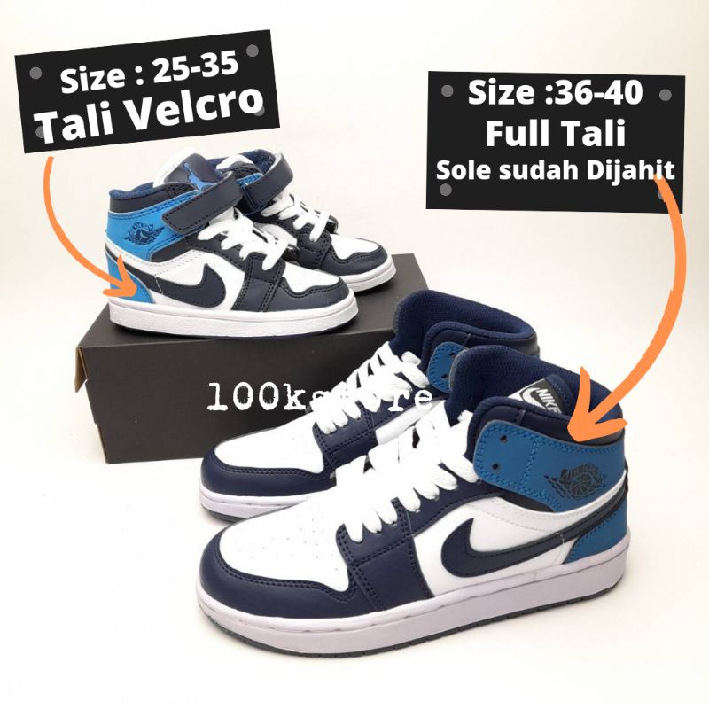 Sepatu Jordan Anak laki laki Best seller Sepatu Jordan Obsidian blue