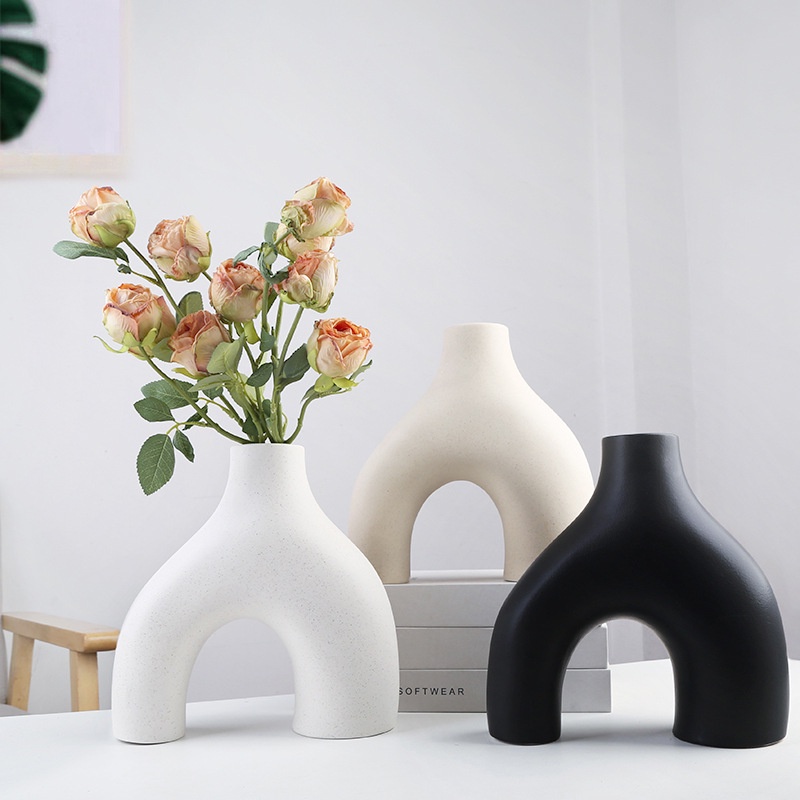 Jual Vas Bunga Aesthetic Keramik Vas Keramik Vas Bunga Nordic Home Decor Pajangan