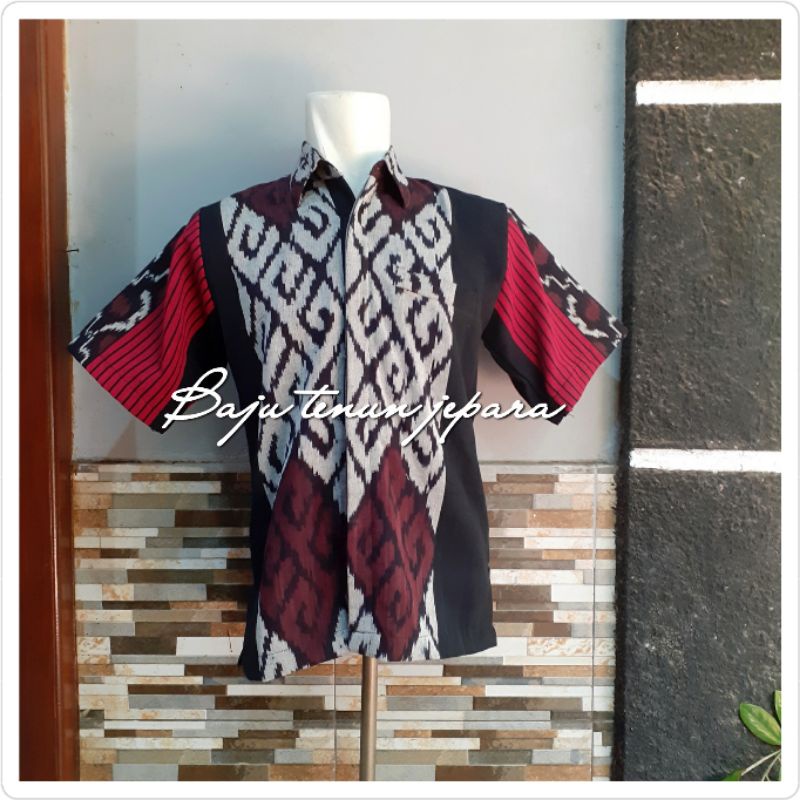 Dress tenun etnik baju tenun pesta baju tenun original BTJ5