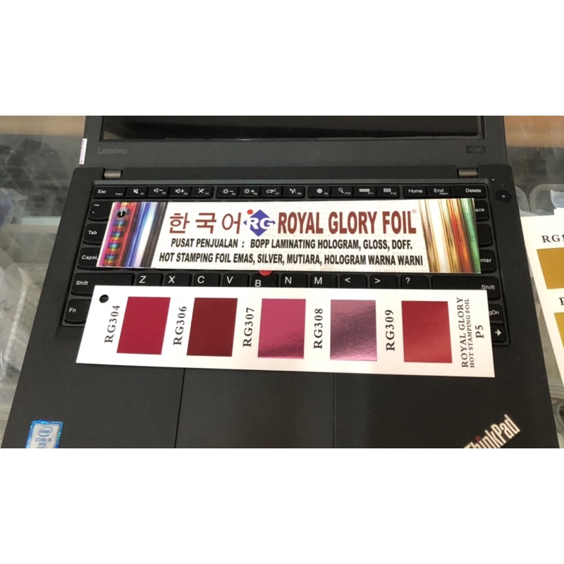 

KERTAS FOIL / HOT STAMPING FOIL / Hotprint / Poly Emboss Foil kertas
