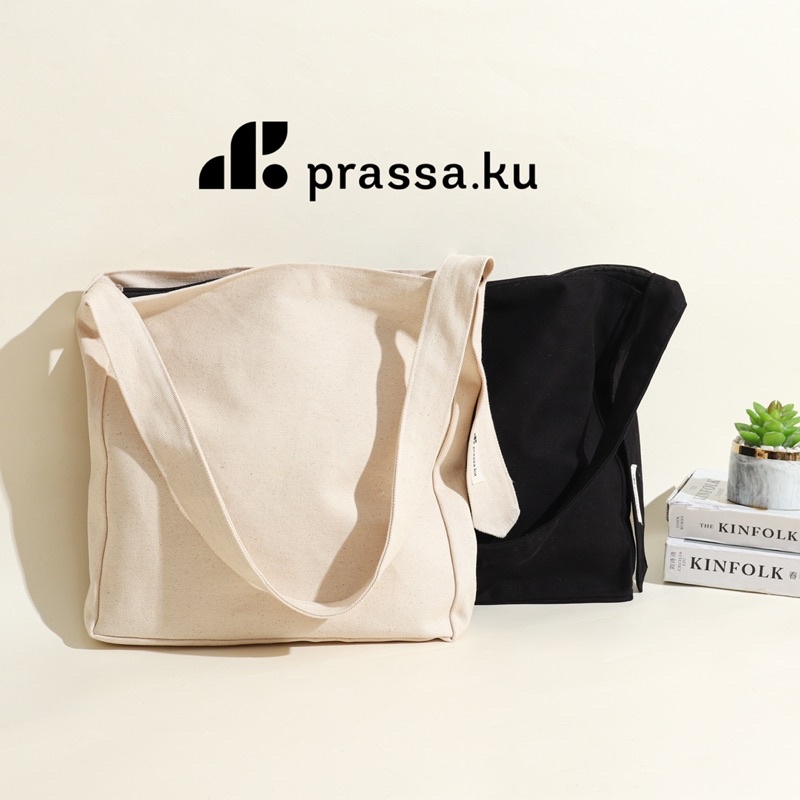 Prassa.ku | Hayma Bag - Zipper | Totebag Resleting