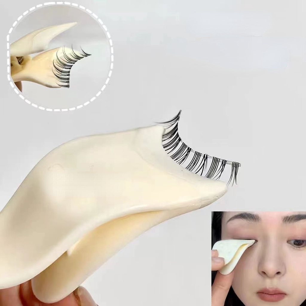 1 Pc Alat Penjepit Bulu Mata Palsu Bahan Plastik Untuk Makeup Wanita